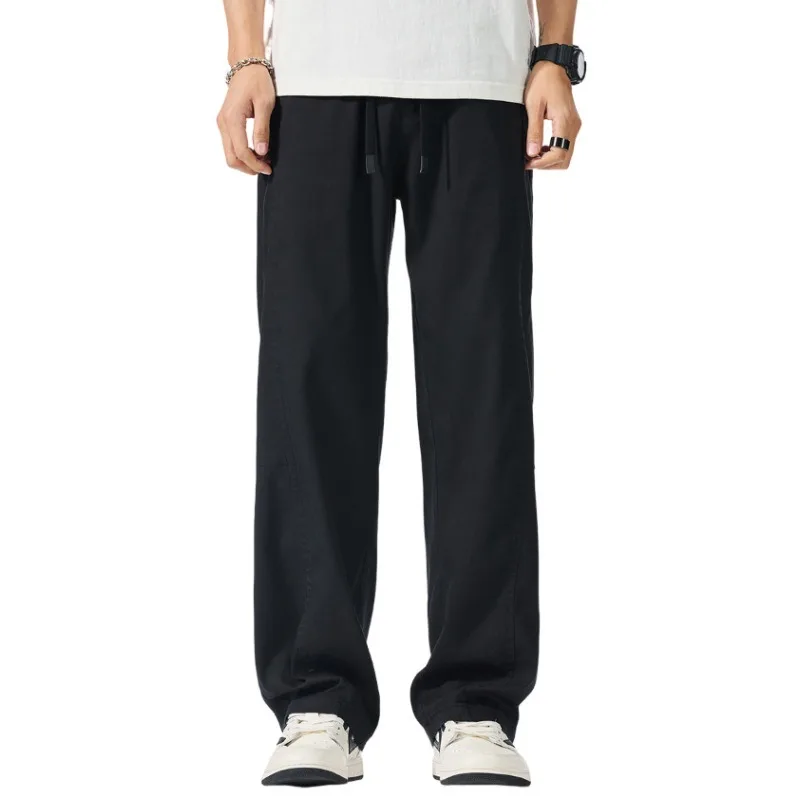 Casual Pants Long Legs Tall Man Plus Size 5XL 6XL 7XL Thin Summer Wide Popular Students Loose Male Lyocell Extra Long Trousers - view 4