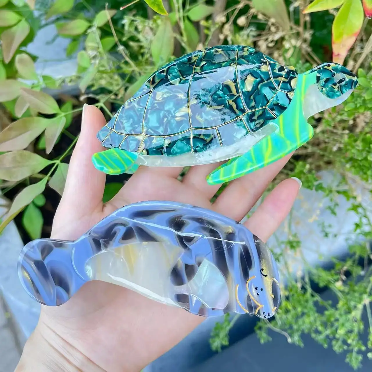 

2025 NEW Ocean Series Octopus Sea Turtle Hair Claw Acetate Claw Clips Summer Trendy Hair Clips for Women Girls Hair Accessories