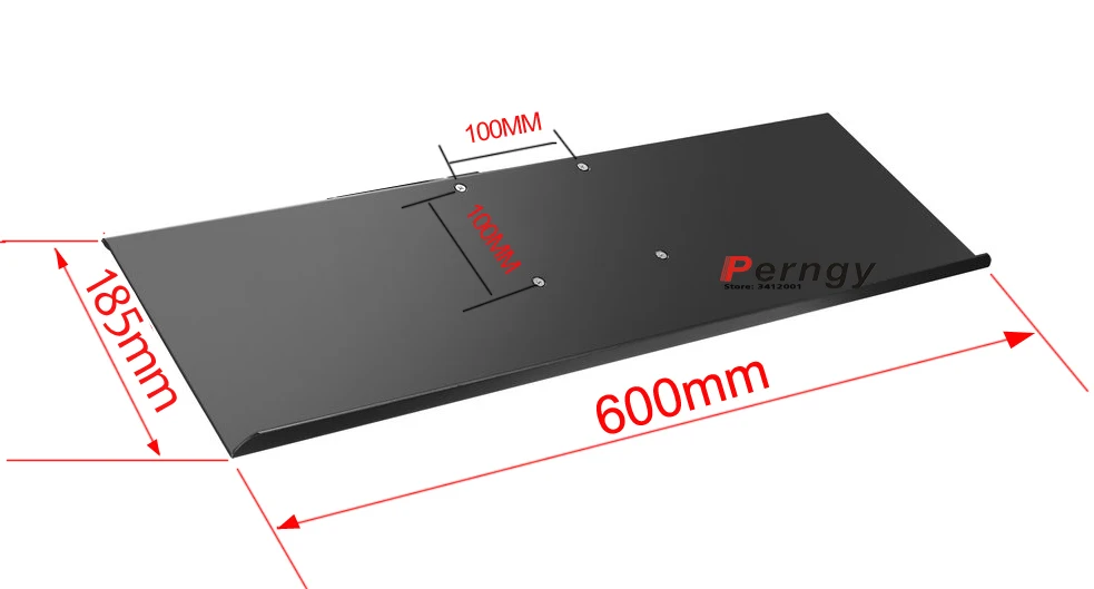 DL-KYM3 Keyboard Tray with VESA Mounting Hole 100x100mm for DIY Stand Working Keyboard Holder