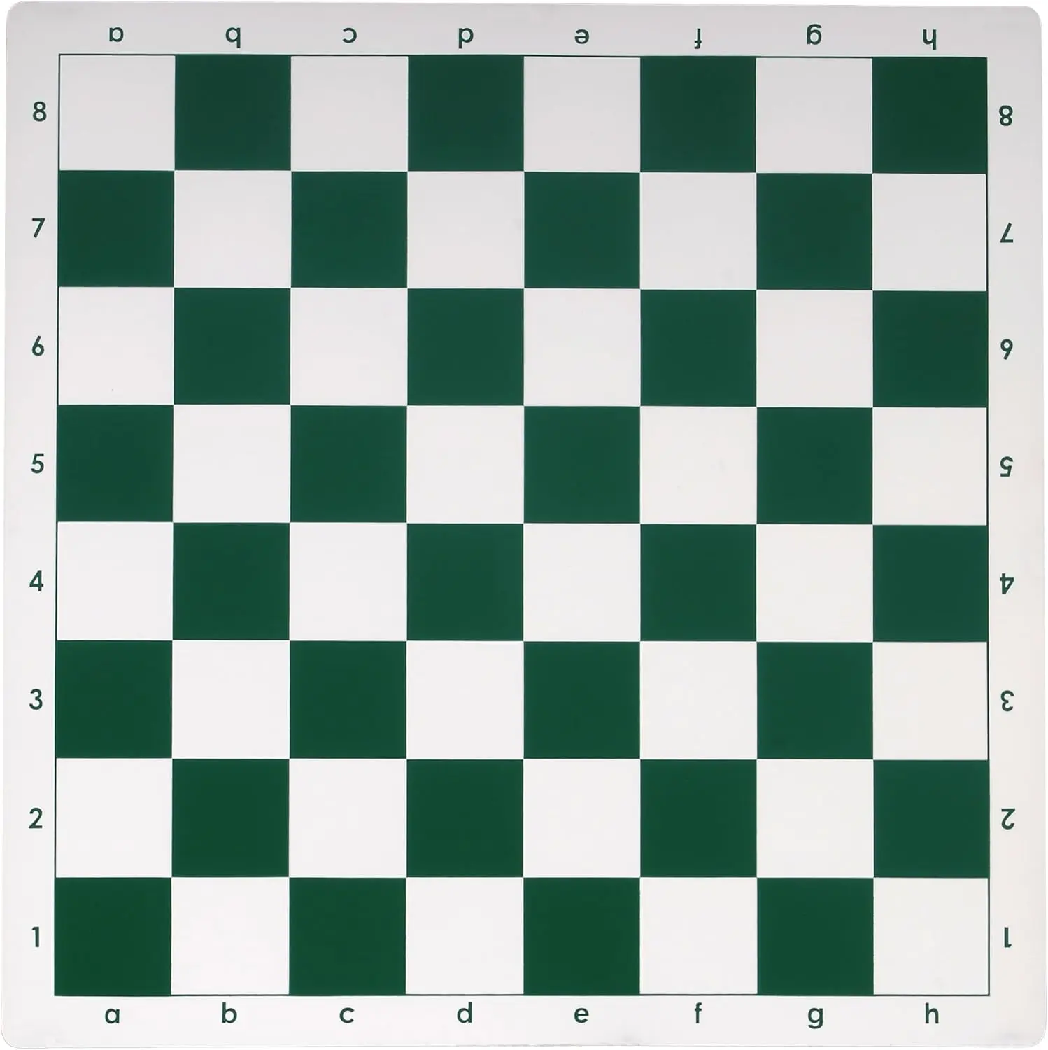 

Tournament Roll Up Chess Board - Vinyl with Green Squares