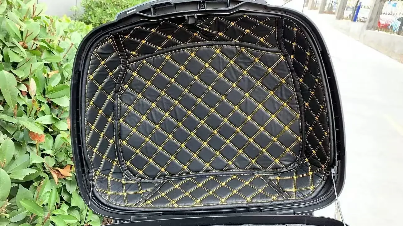 for Vespa GTS300 Motorcycle Rear Tail Box Liner Pad Upper+Bottom Storage Box Protector for GTS 300