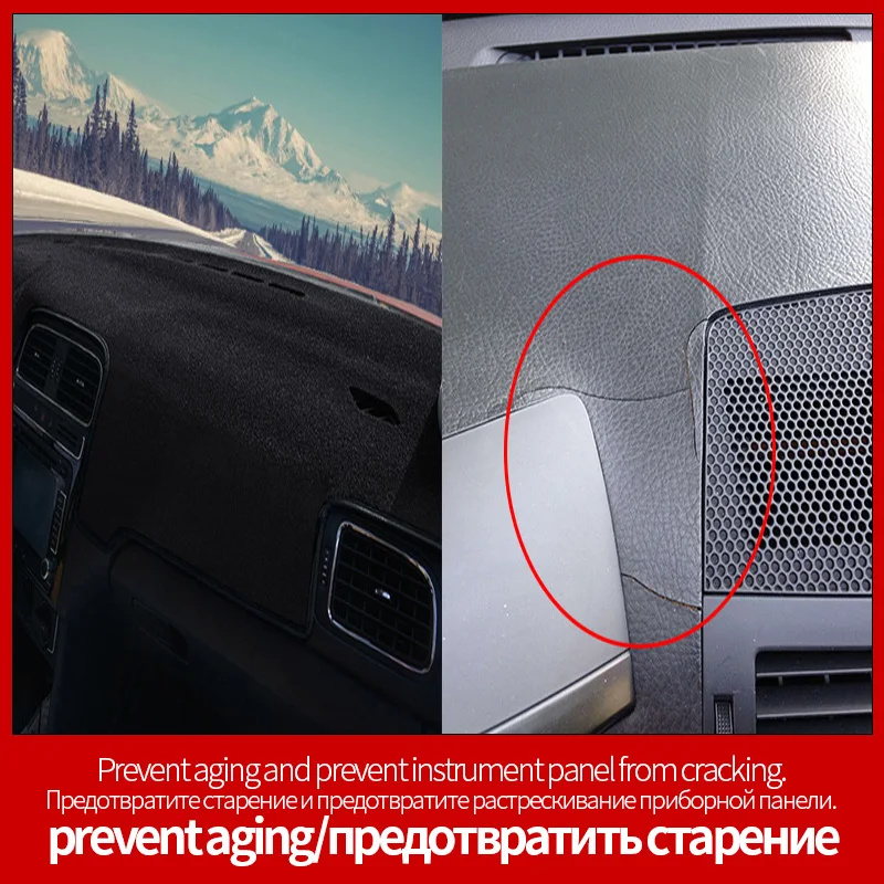 For Kia Optima K5 2016 2017 2018 2019 Car Dashboard Cover Avoid Light Pad Instrument Panel Mat Carpets Sunscreen Pad