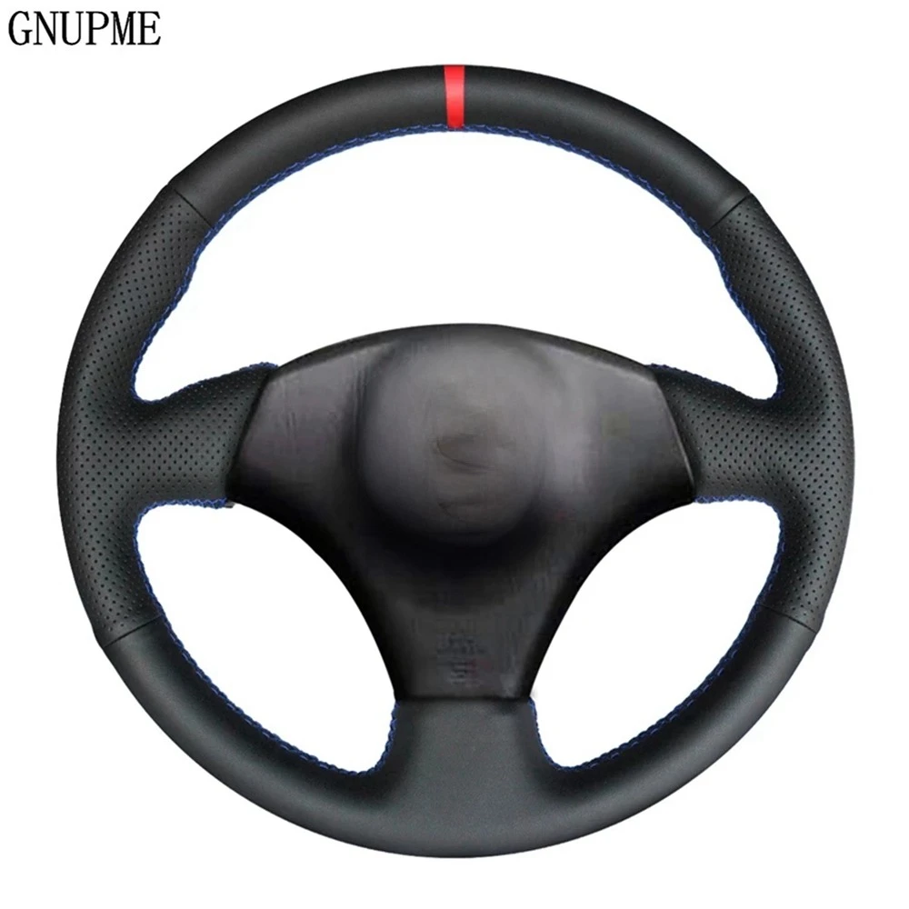 Anti-slip Black Artificial Leather Car Steering Wheel Cover For Toyota RAV4 Celica Matrix MR2 Supra Voltz Caldina MR-S Corolla