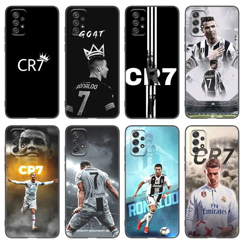 R-Ronaldo Cool CR7 Phone Case For Samsung A13 A22 A24 A32 4G A33 A34 A35 A52S A53 A54 A55 A73 5G A06 A12 A14 A15 A23 A51