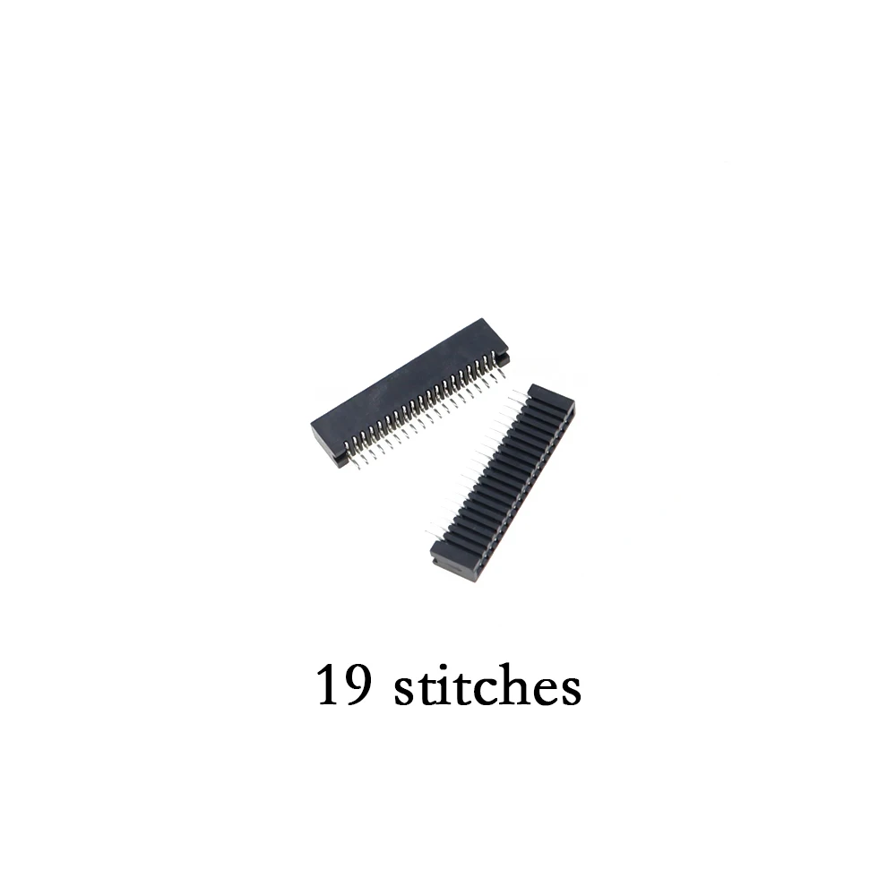 10PCS 18Pin 19Pin Button Film Socket For PS2 Controller Slot For PS2 18 Pin 19 Pin Black