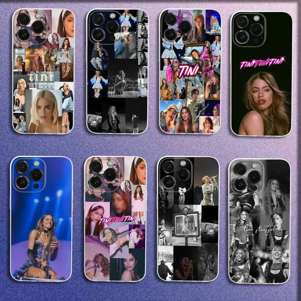 

Phone Case For iPhone 16,15,14,13,12,11 Plus,Pro,Max,XR,XS,Plus,E,Mini Transparent Singer T-TINI M-Martina Stoessel Cover