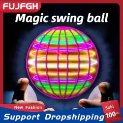 Bola voladora Boomerang Drone Flyorb mágico con luces LED regalo Hover Ball Fly Nova Orb Flying Spinner Fidget juguetes familiares para niños