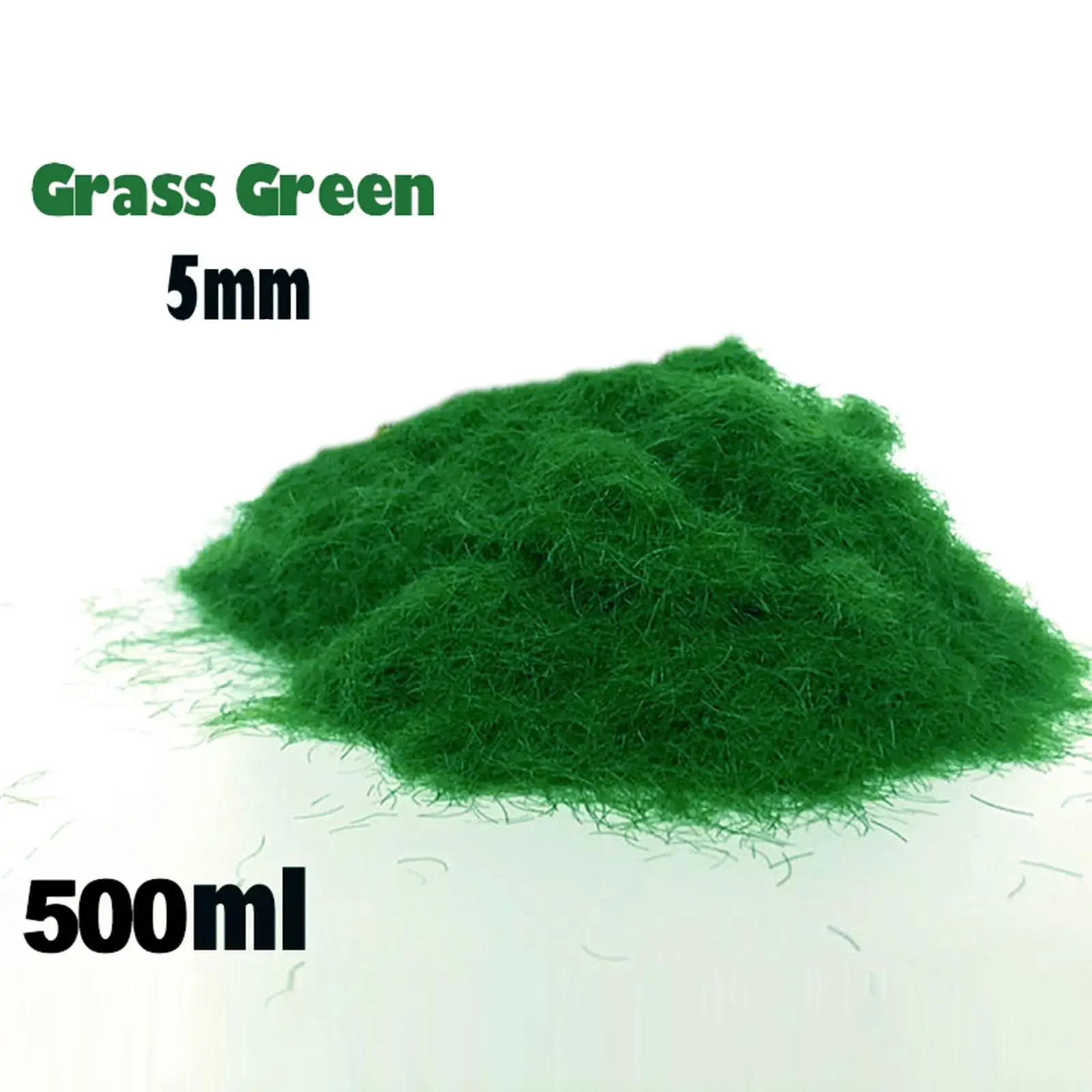 Micro Static Grass-5mm Artificial Landscape Building Nylon Grass , Model Grass Cashmere