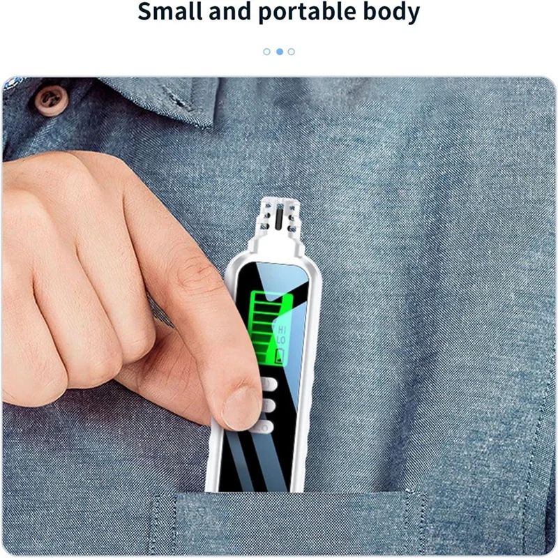 1 PCS 가스 누출 감지기 휴대용 천연 가스 감지기 알람 소리 메탄 헥산 LCD 화면 2 AAA 배터리 홈 C