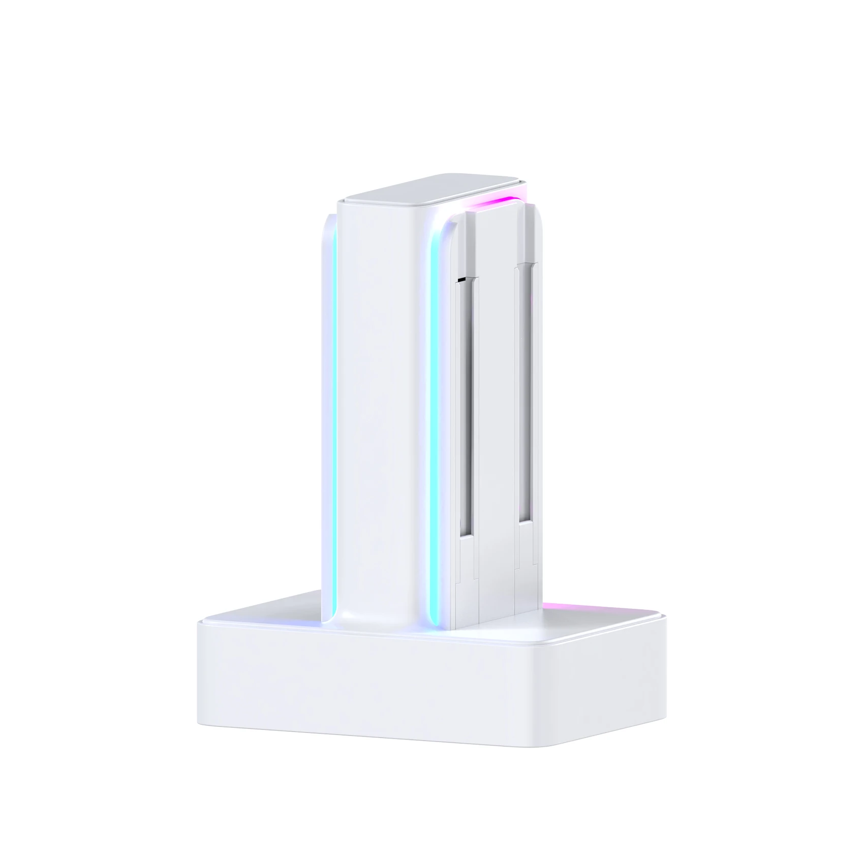 LinYuvo Meteor Light Charging Dock for Switch Joy Con & OLED Model Controller with RGB Light,Anti-slip&Stable  KM04