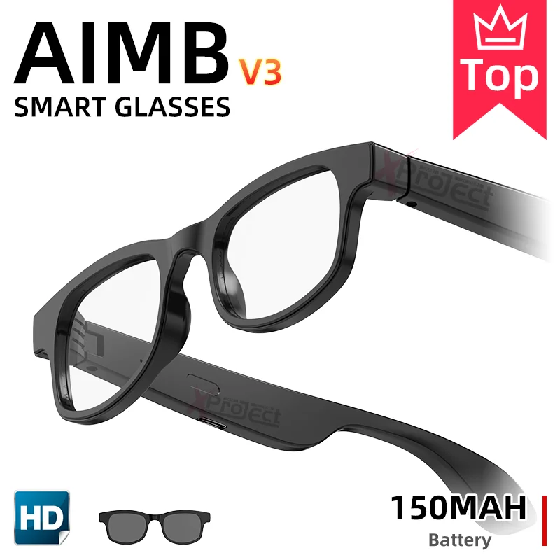 

Новые умные очки, мужские Bluetooth 5,4, наушники с защитой от света, стереогарнитура, двойной динамик, сенсорное управление музыкой, наушники, солнцезащитные очки