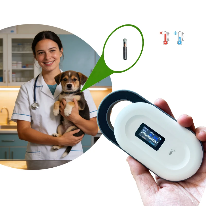 

FDX-B ISO11784/85 сканер микрочипов для животных, RFID-считыватель термочипов для домашних животных, собак, кошек, ветеринарный разверток