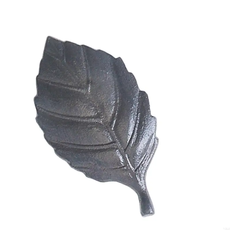 

Sturdy Iron Waved Shaped Leaf Designs Door Stoppers Windproof Decorative Holders Accessory for Home Office Garage Y5GB