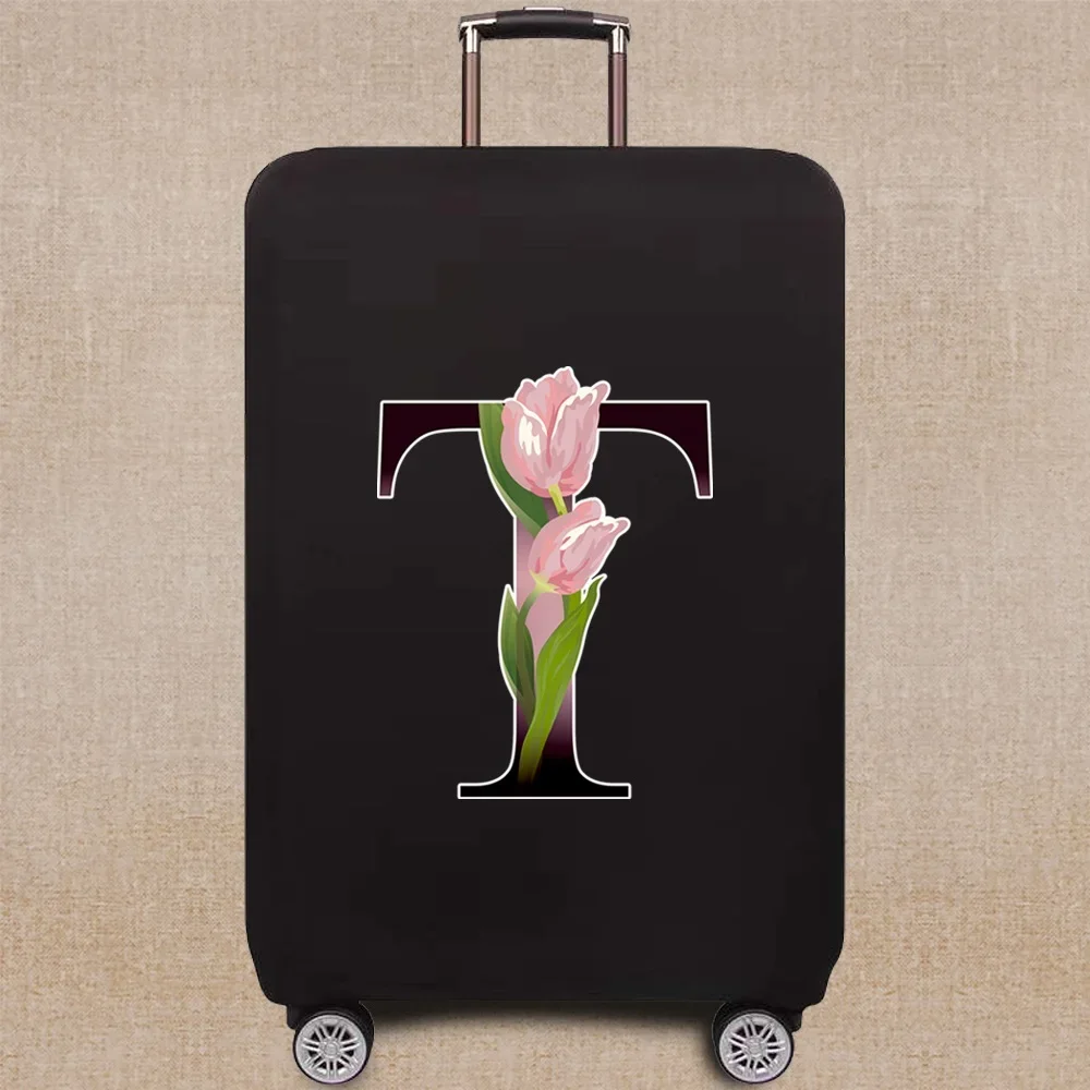 Luggage Protector Covers Travel Accessories Suitcase Cover Flower Color Pattern Series  Elastic Luggage Cover Apply 18-32 Inch