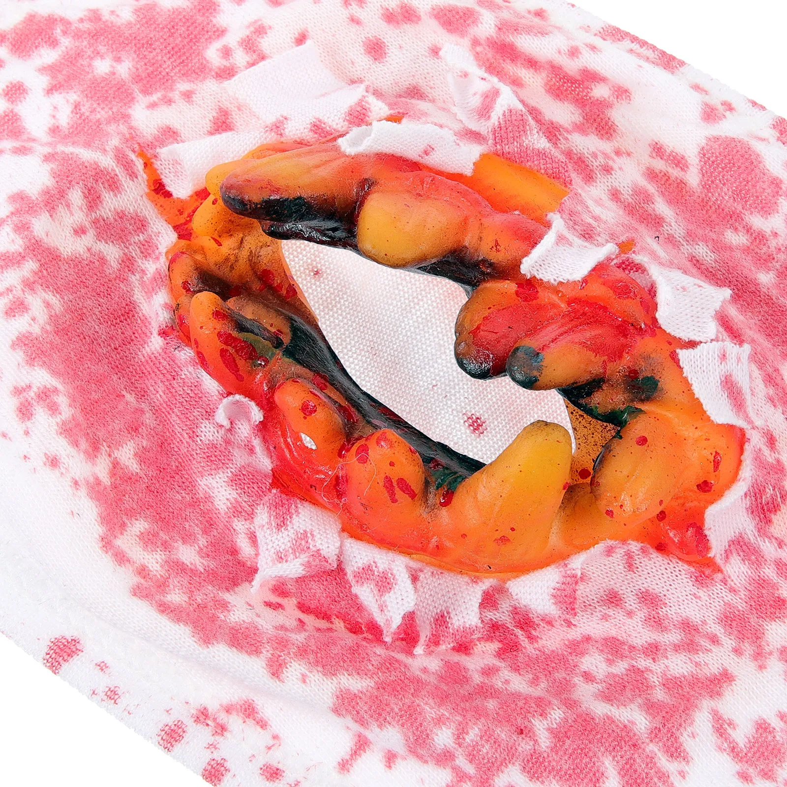 Halloween luvas de sangue máscara manchada cosplay conjunto assustador festa adereços reutilizáveis sangue traje acessórios cosplay acessório