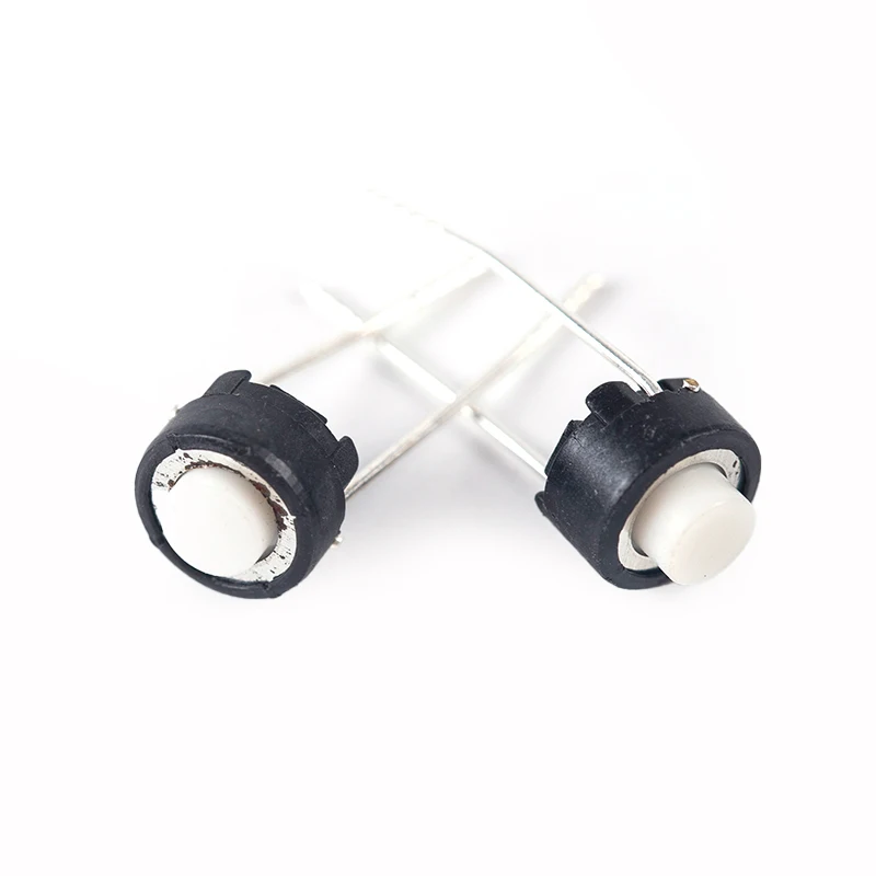 50PCS Tact Switch White Black Touch Switch 6*6*5mm DIP Tactile Push Button Micro Switch Accessories