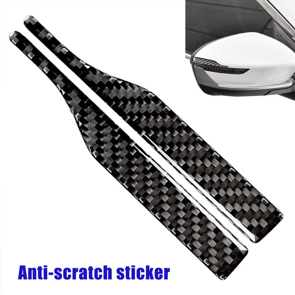 

Universal Anti Collision Strip Car Side Mirror Carbon Fiber Look Scratch Protector Sticker for Edge Bumper Guard Trim Decorative
