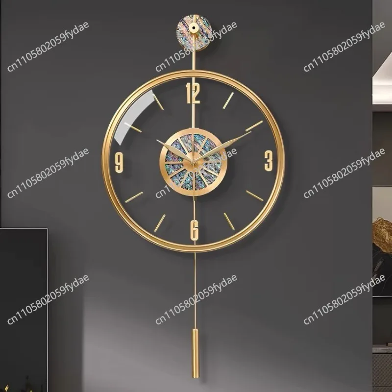 

Artistic Creative Household High-end Watch Living Room Wall Clock Light Luxury Clock Wall Hanging