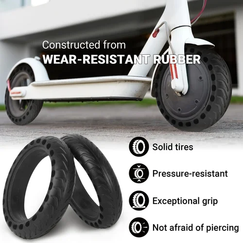 Imagen 2 del producto Neumático sólido de panal de 8,5x2, neumático de Scooter de 8,5 pulgadas para patinete eléctrico Xiaomi M365/1S/Pro/Pro2, accesorios de piezas de neumáticos 8 1/2x2