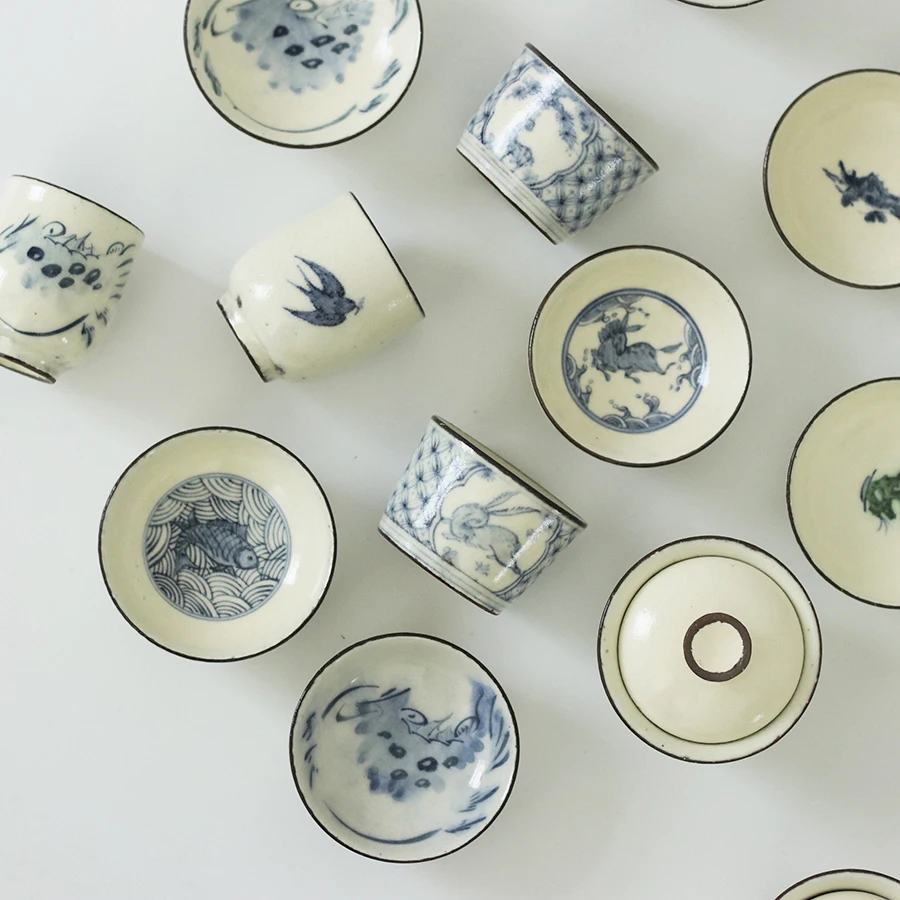 

Новая чаша-кружка Tee Lives с ручной росписью в сине-белых тонах, чайный сервиз из цзиндэчжэньской керамики с изображением ласточки, для владельца чашки, от Jingdezhen Tea Utensils