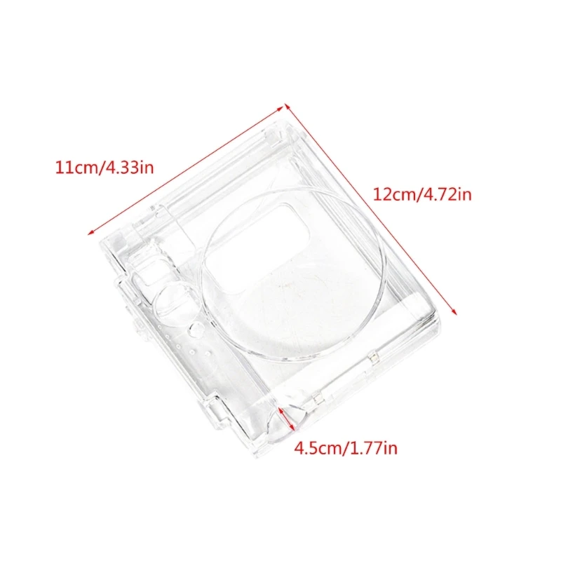 Transparent Camera Protector PC Case Carrying Bag For instax mini 99 Instant Camera with Photo Storage and Straps