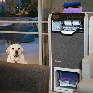 Máquina de lavar roupa dobrável de tecido dobrável de alta qualidade Equipamento comercial de lavanderia cinza 6 principais vendas maquina foldimate - №2