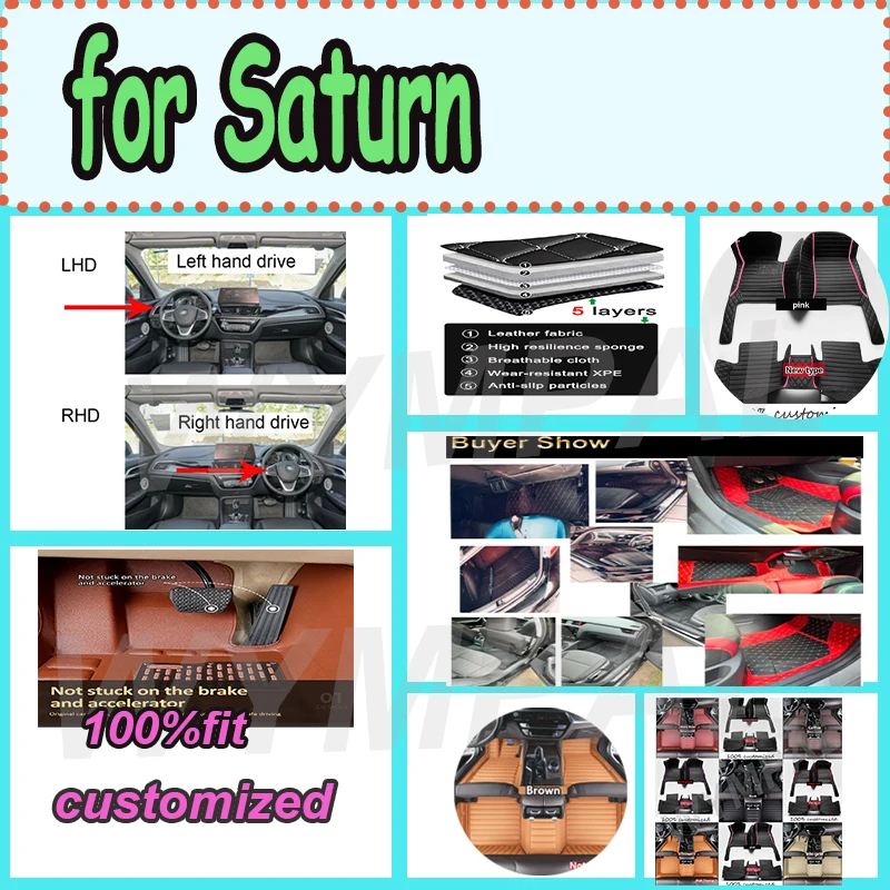 

Автомобильные коврики LUXURY для Saturn Astra Vue Sky 2seat