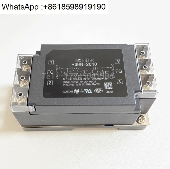 

RSHN-2010 | D Rail | TDK-Lambda Power Filter Single Phase Two-Stage 10A | 250VAC/DC New