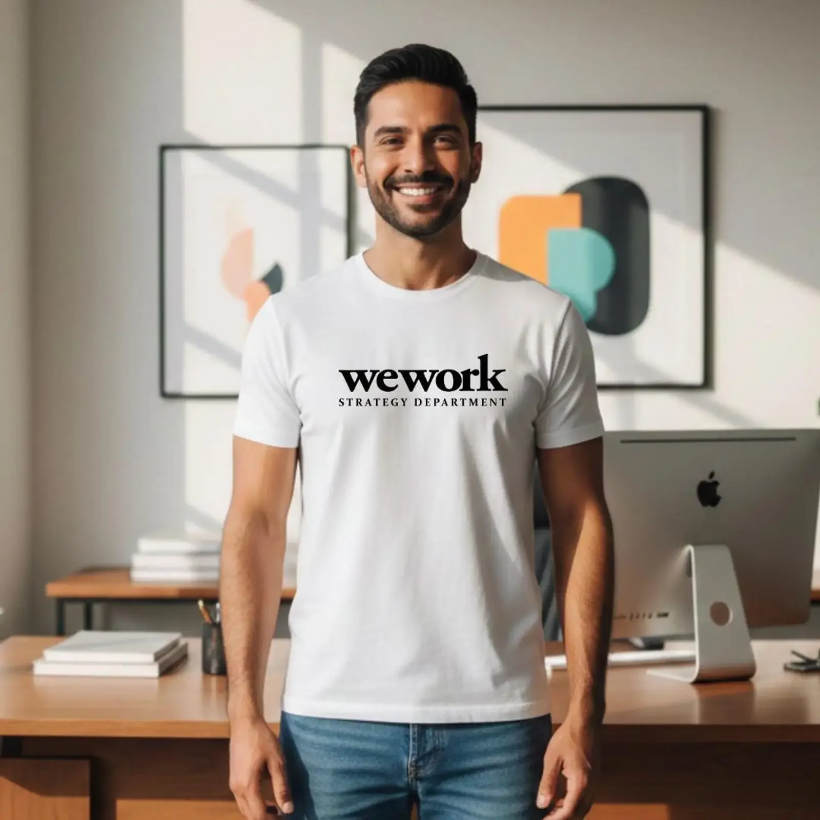 WeWork Strategy Department T Shirt Corporate Humor Startup Founder  vintage Washed Breathable Soft Stylish Unisex graphic