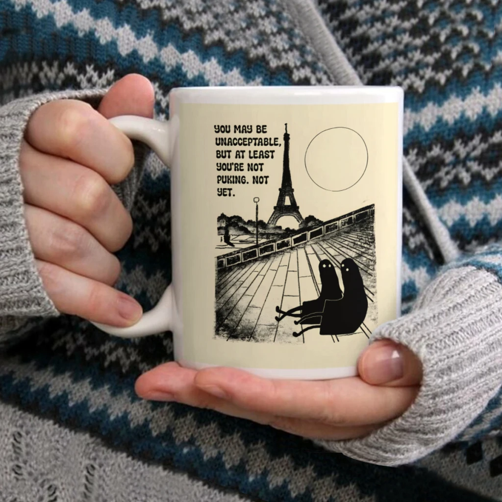 

Not Yet (1)Coffee Mug Tea Cup 11oz Coffee Cup Funny Birthday Ceramic Mug Personalized Cup