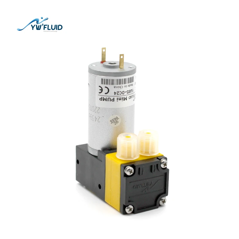 

YW05 A-DC 12V 24V Brush DC Motor Mini Micro Diaphragm Pump Compact for Medical Treatment Use