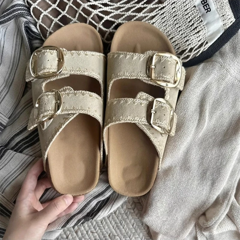 

Women's Comfortable Fashion Slippers Commuting Leisure Simple Beach Fashion Slippers Modern Pu Shoes Тапочк MHTX