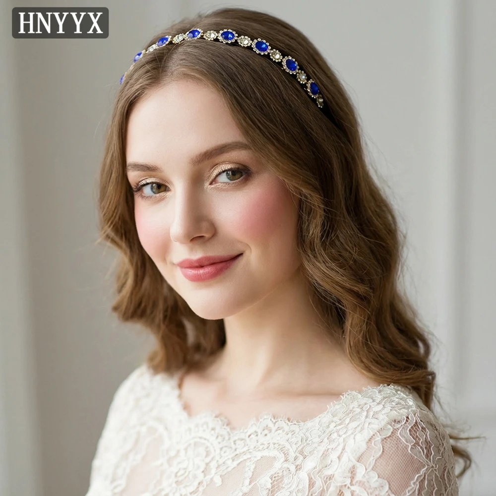 

YouLaPan Fashion Bridal Rhinestone Hair Accessories Exquisite Wedding Flower Head Hoop Elegant Women Party Prom Headpiece YXA154