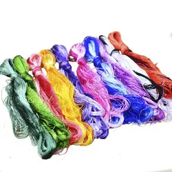 100pcs Silk Embroidery Thread Set - Suzhou Embroidery Floss Kit with 50 Vibrant Colors, Hand Embroidery Sewing Supplies for Cros