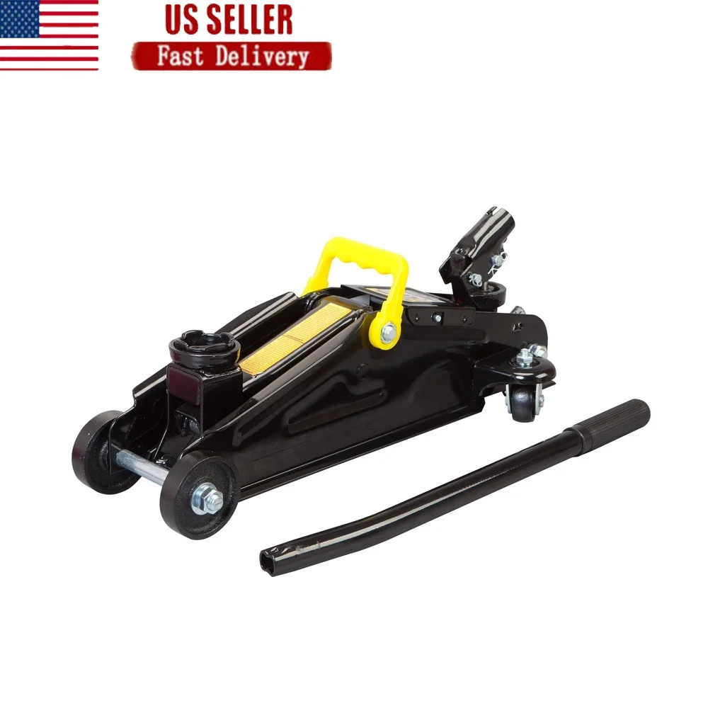 

2-тонный гидравлический домкрат для тележки, сверхмощная стальная конструкция, ручка с вращением на 360 градусов, портативный инструмент для обслуживания автомобиля, гараж