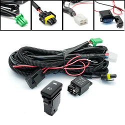 Fog Light On/Off Switch Wiring Harness Fuse Relay Kits For Toyota Land Cruiser 100 120 Prado FJ Cruiser Tacoma Tundra Prius