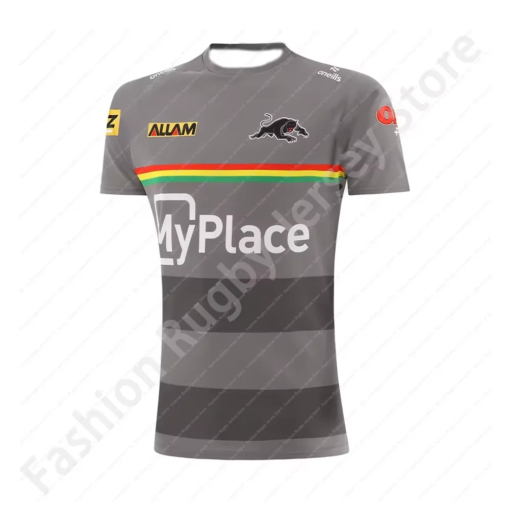 Penrith Panthers Rugby Jersey Clothes Men Male T Shirt Training Uniform Team Tee Teenager Boys Top Las Vegas Home Sportwear Hot