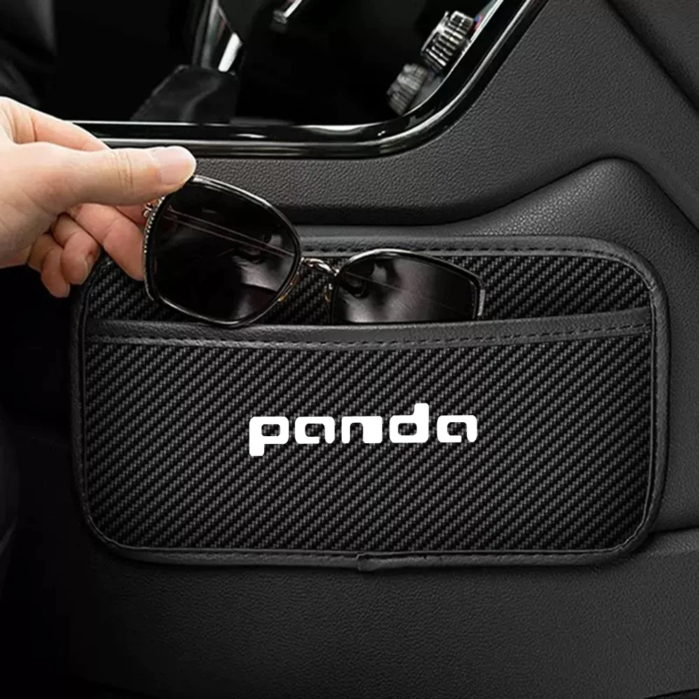 

Car Storage Net Bags Car Interior Organizer Phones Coins Keys Storage for Fiat Panda Accessories Car Backseat Organizer