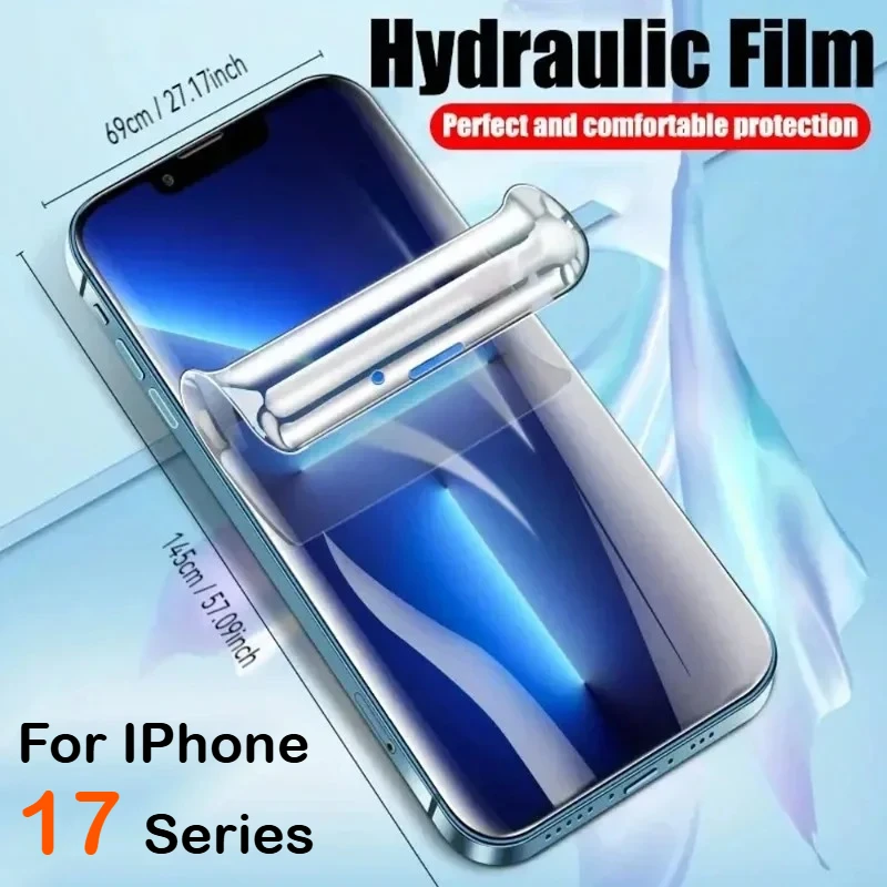 1-3PCS HD Weiche Hydrogel Film Schutz für IPhone Air 17 16 15 Pro Max Schutz Film 14 13 11 12 Pro Mini XR XS Bildschirm HD Film