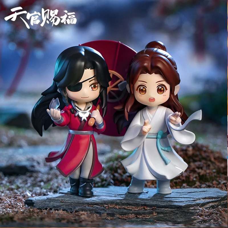 Heaven Official's Blessing Figure Tian Guan Ci Fu Xie Lian Hua Cheng Series Model Doll Four Seasons Together Q Figurine Toy Gift