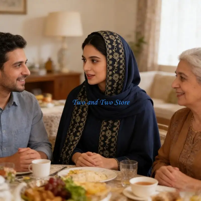 

HX6F Multi Purpose Headscarf Shawl for Women Lightweight Design Headcover Long Neckerchief Scarf Hijab