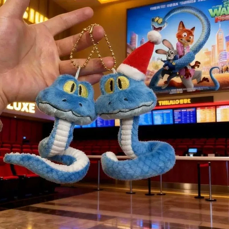 

Disney Zootopia 2 Doll A Snake Doll Movie Peripheral Series Gary Schoolbag Cute Plush Pendant Holiday Toys
