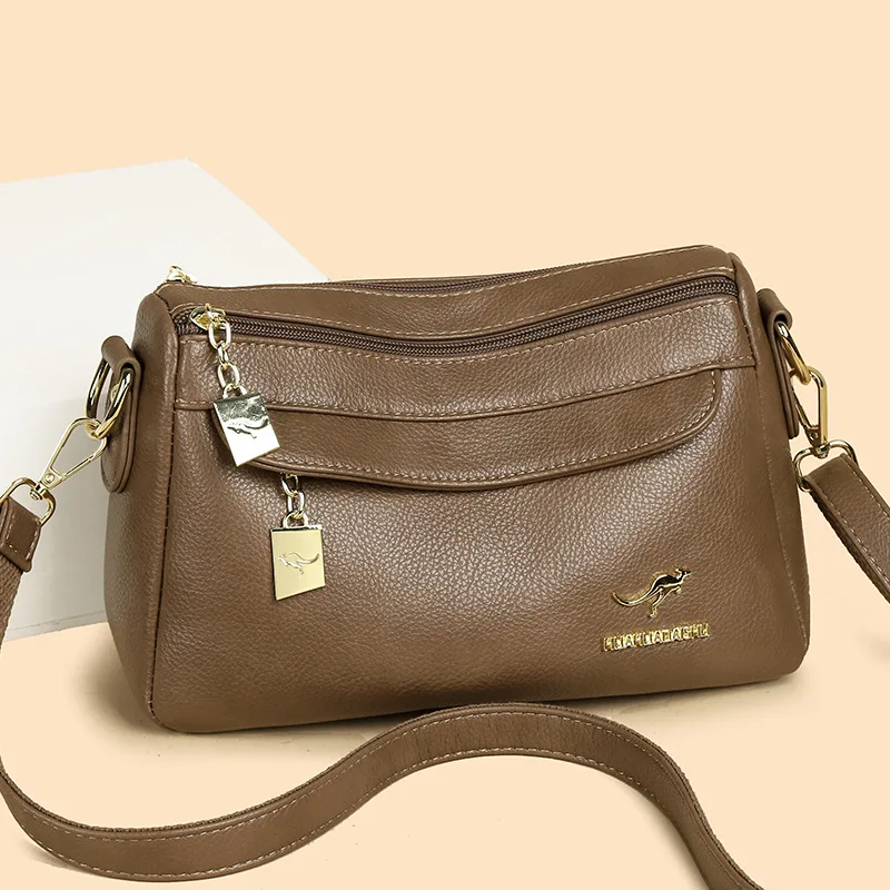 2025年新作 本革ショルダーバッグ レディース、非常に汎用性の高いクロスボディバッグ、カジュアルミニハンドバッグ、シックで実用的 ​