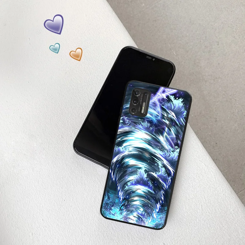 Silicone Soft Phone Case for Motorola G51 G9 G73 G30 G31 G50 G51 G60 G71 5G G22 G32 G52 G72 Colorful Tornado Lightning Art Cover