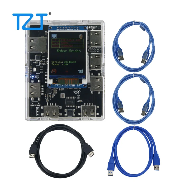 TZT KMBOX Nvideo Network KM Controller Video Acquisition Card Support Loop Out Function XBOX360 KM Converter