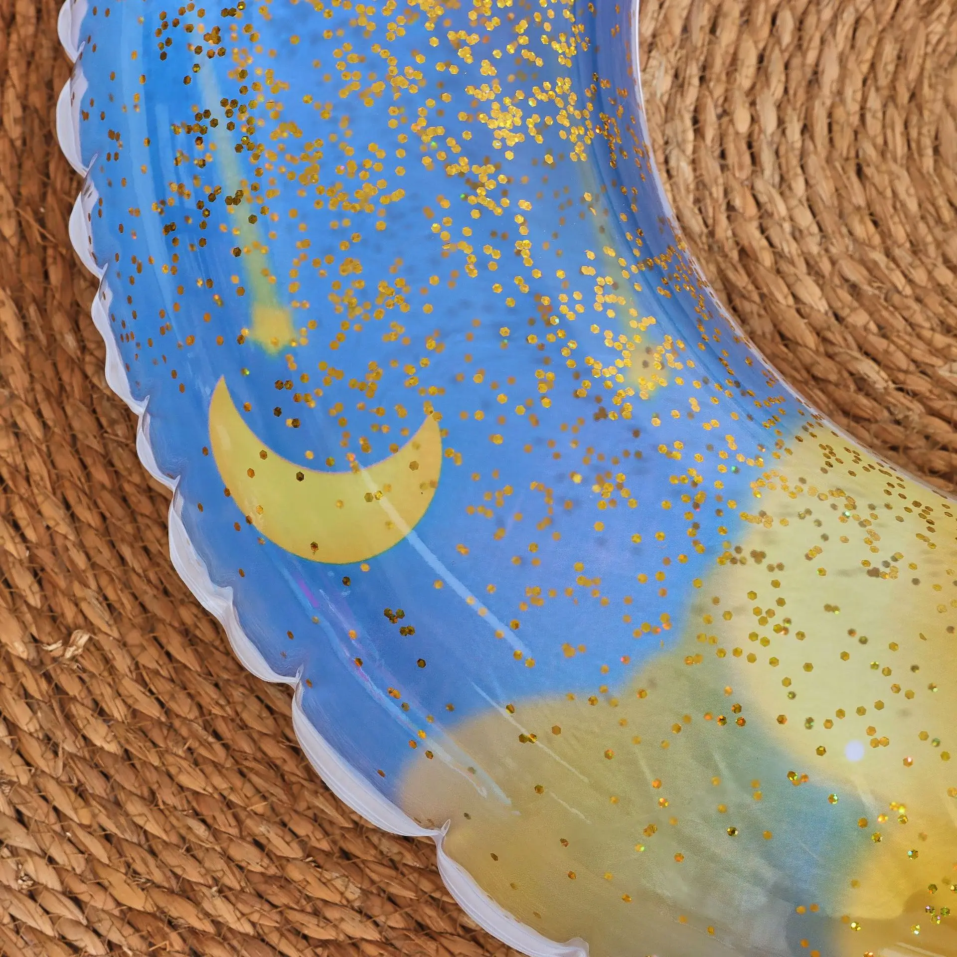 مطرزة السماء المرصعة بالنجوم بالون سباحة مستدير قابل للنفخ تجمع تعويم للكبار الاطفال السباحة دائرة حلقة فراش للعب حمام سباحة