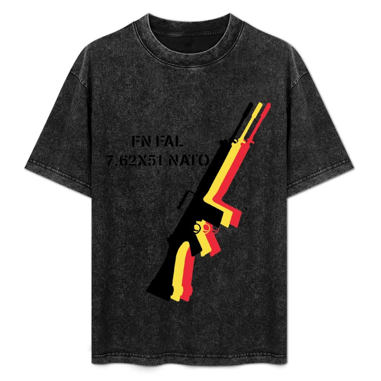 

FN FAL - The Right Arm of the Free World (text version) T-Shirt essential t shirt quick-drying mens workout shirts