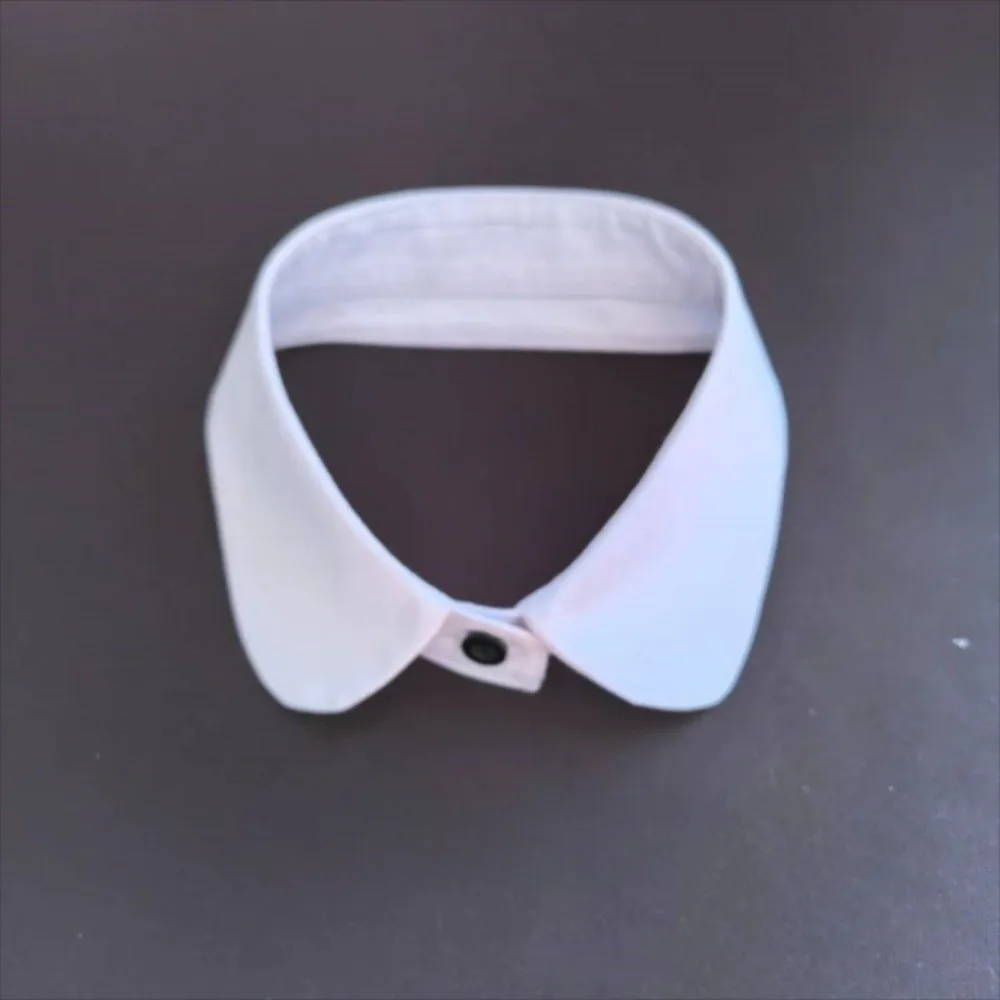 Elegant White Black False Wrist Cuffs Detachable Polyester False Collars Black Button Costume Accessory Shirt False Simple Cuffs