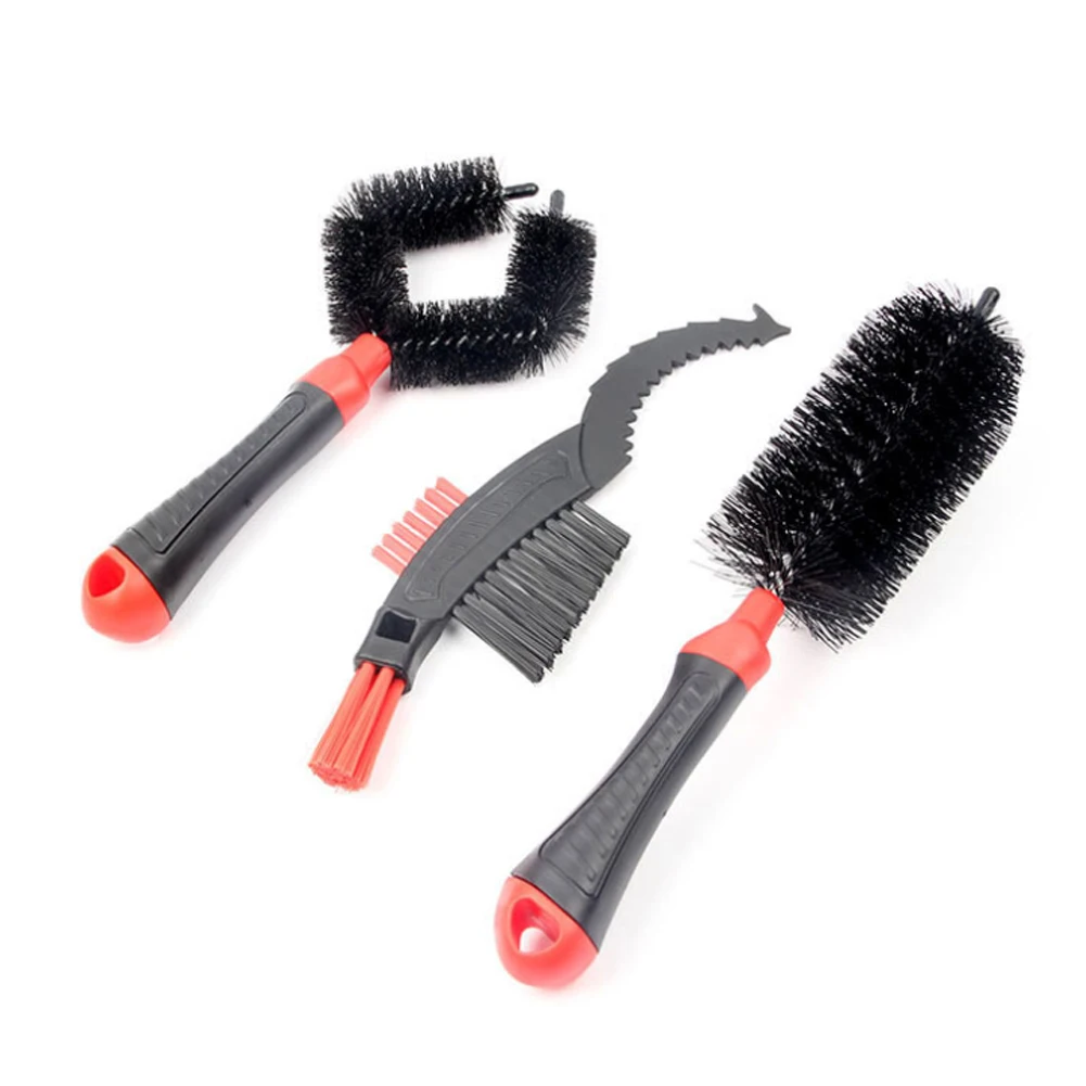 3Pcs Bicycle Cleaning Kit Mountain Road Bike Chain Cleaner Washer Maintenance Tool Cycling