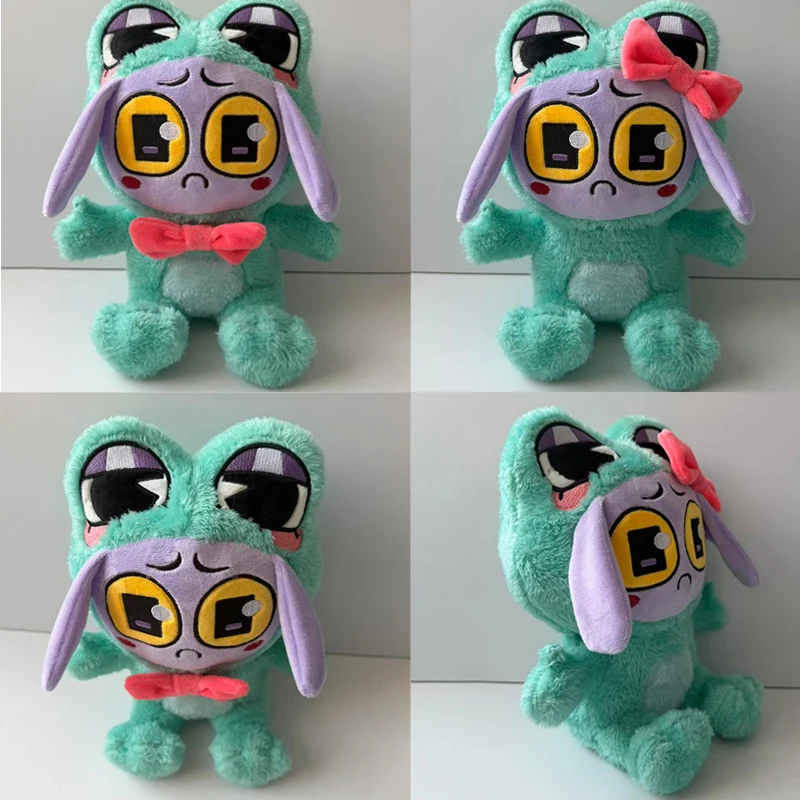 New Anime Frog Rabbit Combined Plush Doll Cute Cartoon Stuffed Doll Kawaii Plush Toy Collectible Plush for Fans Birthday Gift
